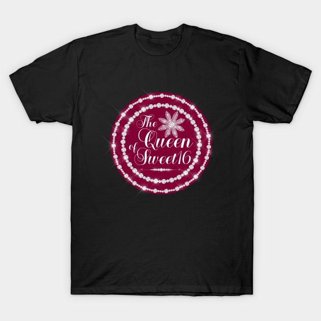 The Queen of Sweet 16 T-Shirt by UniqueMe